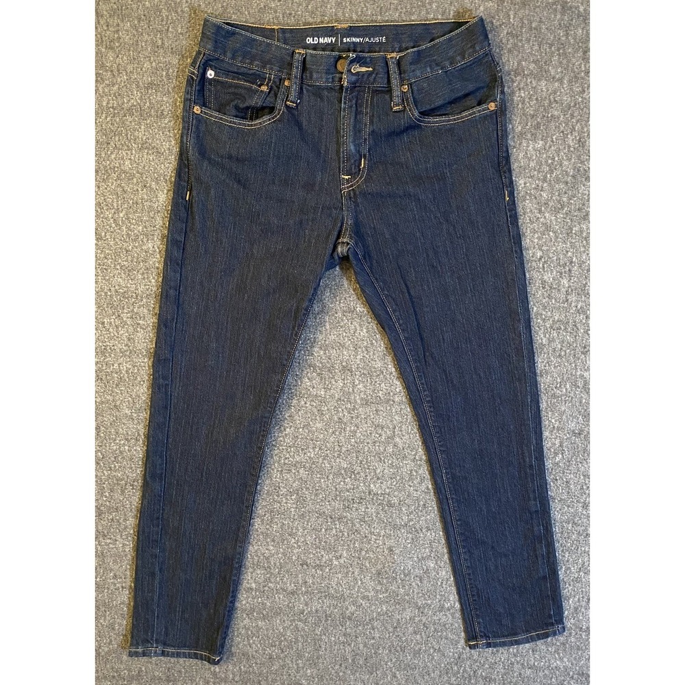 Old Navy Skinny Jeans Mens 30x30 Dark Blue Denim Modern Casual Pants